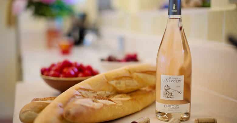 Vinho Rose La Verriere França