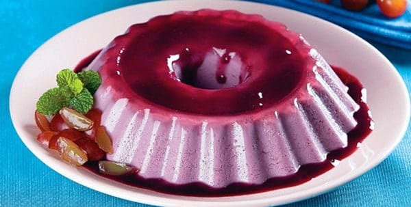 mousse de vinho tinto