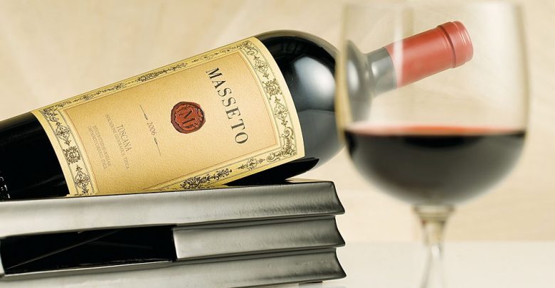 Vinho merlot masseto