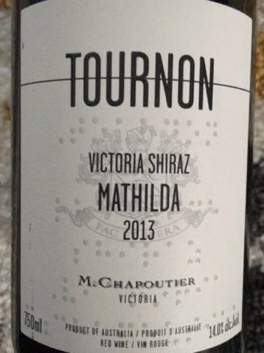 Uma curiosidade do Domaine Tournon Mathilda Shiraz é que em tem suas informações em braile.