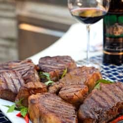 vinho com picanha