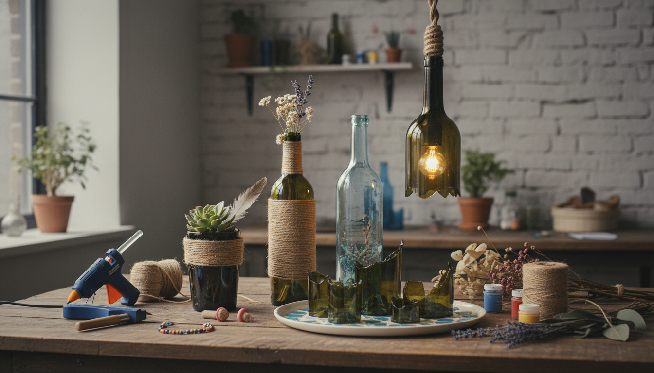 Como Reaproveitar Garrafas de Vinho: 5 Ideias Criativas 2026 5 Como reaproveitar garrafas de vinho — Reaproveitando Garrafas de Vinho: Dicas de Artesanato e DIY
